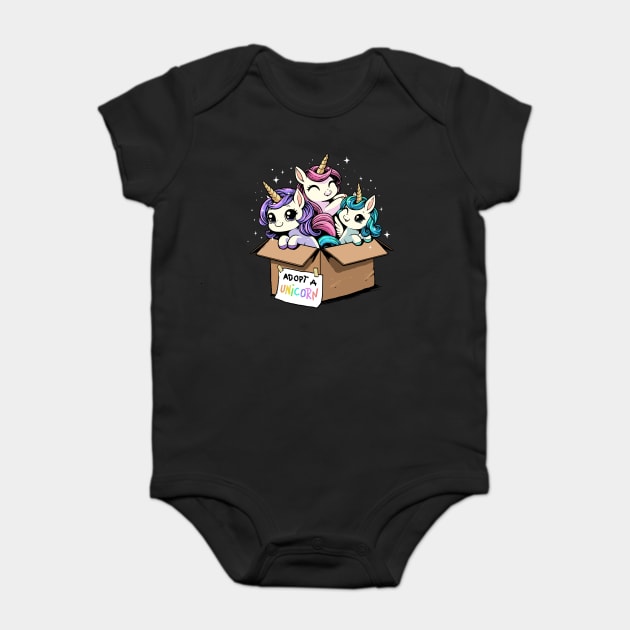 Adopt a Unicorn Baby Bodysuit by GoshWow®